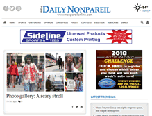 Tablet Screenshot of nonpareilonline.com